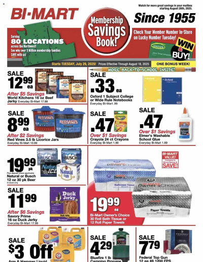 Bi-Mart ad catalog