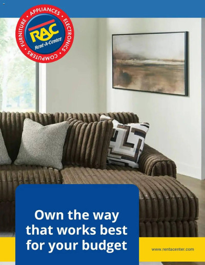 Rent A Center ad catalog