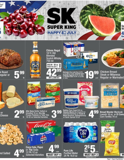 Super King Markets ad catalog