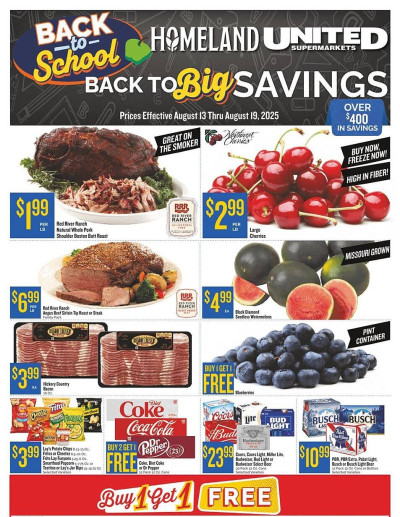 Homeland Market ad catalog