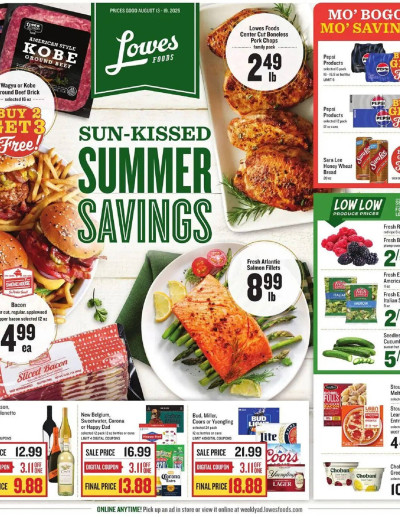 Lowes Foods ad catalog