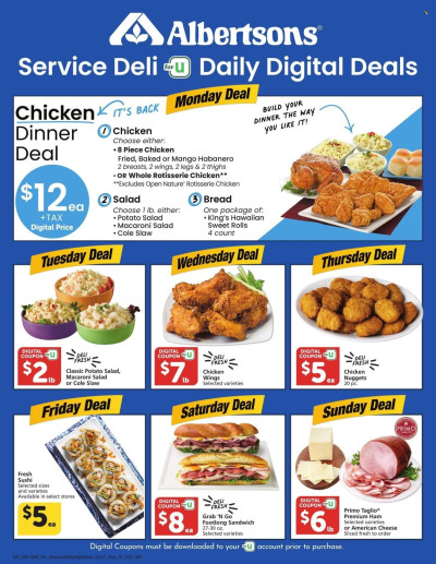 ALBERTSONS ad - Specialty Publication ad catalog