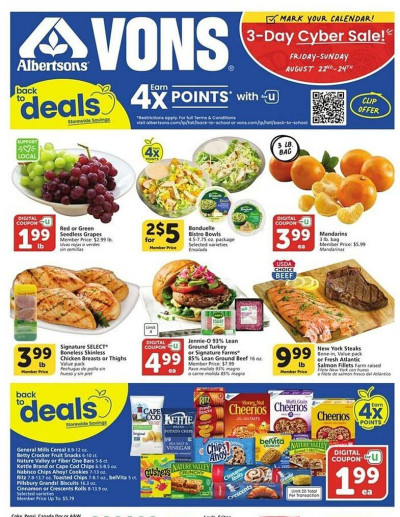 Vons ad catalog