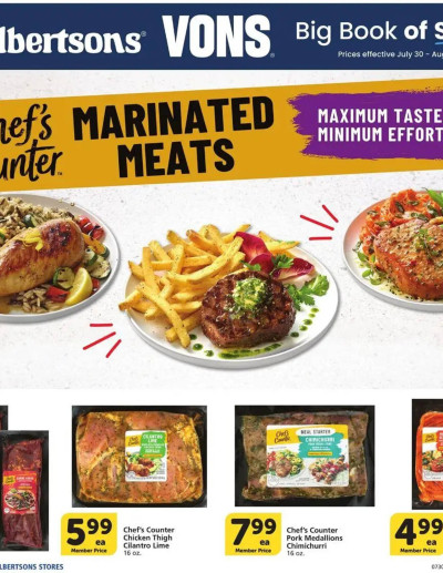 Vons ad catalog