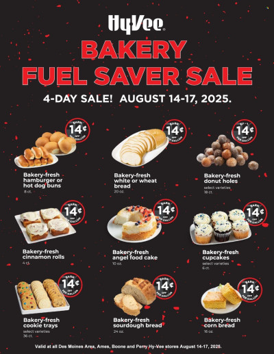 HY-VEE ad - 4-Day Bakery Fuel Saver Sale ad catalog