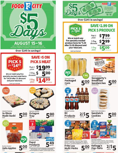 Food City ad catalog