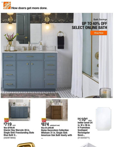 The Home Depot ad catalog