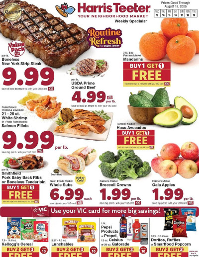 Harris Teeter ad catalog