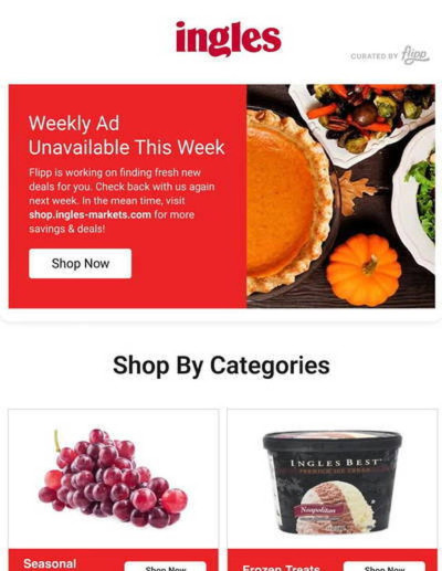 Ingles Markets ad catalog