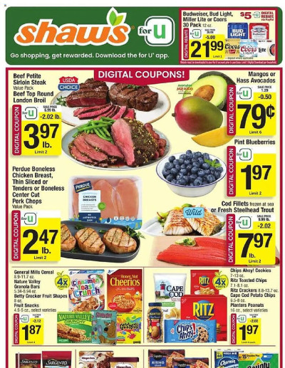 Shaw's ad catalog