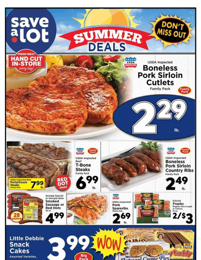 Save a Lot ad catalog