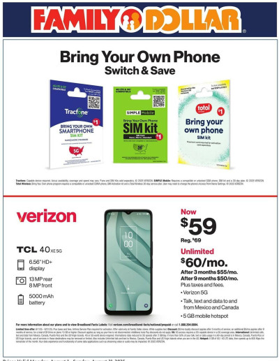 Family Dollar ad catalog