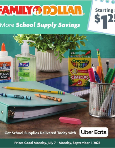 Family Dollar ad catalog