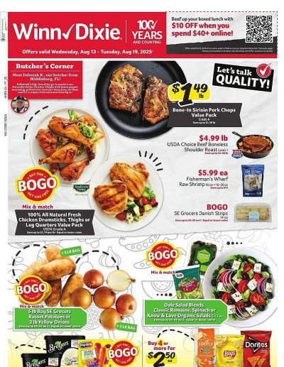 Winn Dixie ad catalog