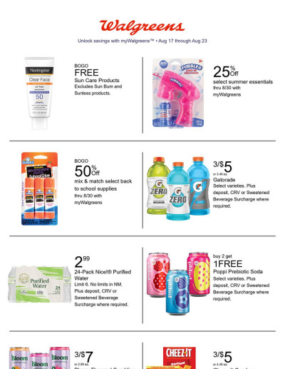 Walgreens ad catalog