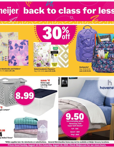 MEIJER ad catalog