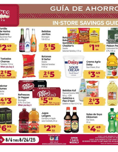Cardenas ad catalog