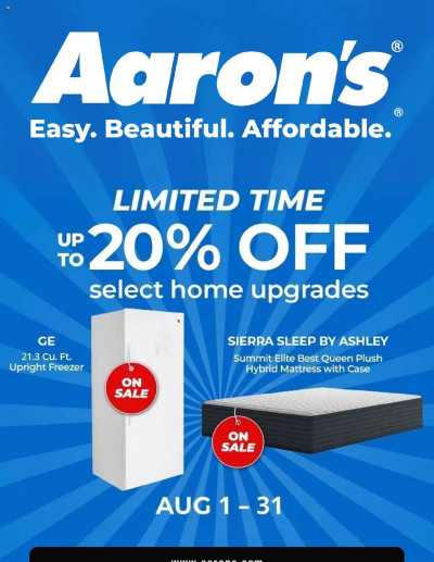 Aaron's ad catalog