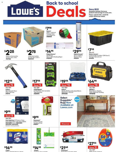 Lowe's ad catalog
