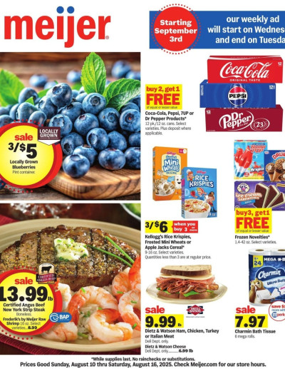 MEIJER ad ad catalog