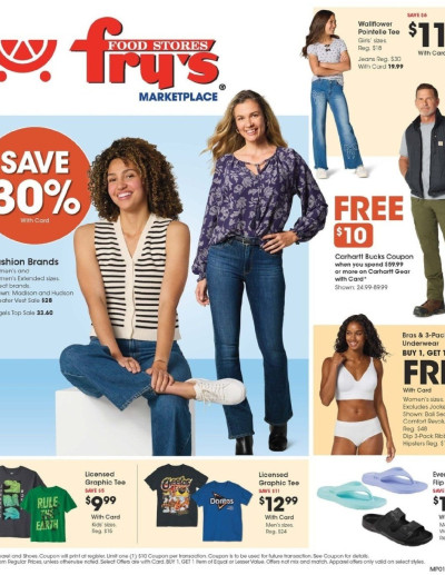 FRY’S ad - Home & Apparel ad catalog