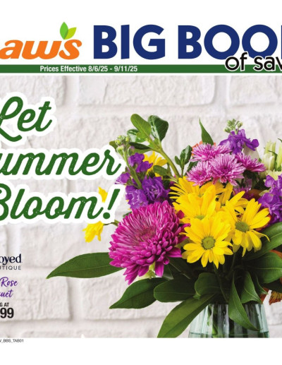 SHAW’S ad - Big Book of Savings ad catalog
