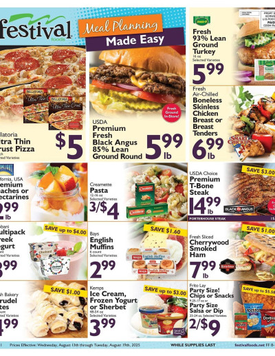 Festival Foods ad catalog