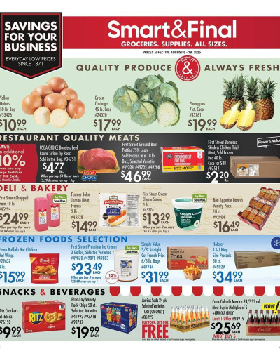 Smart & Final ad catalog