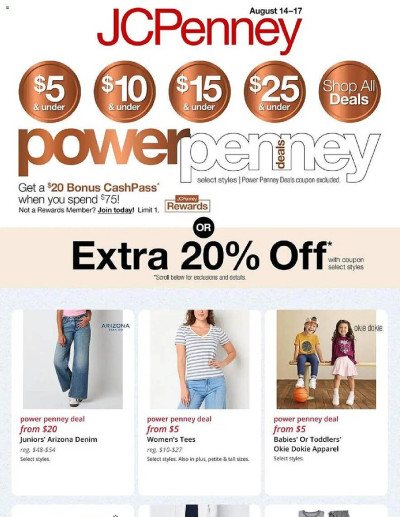 JC Penney ad catalog