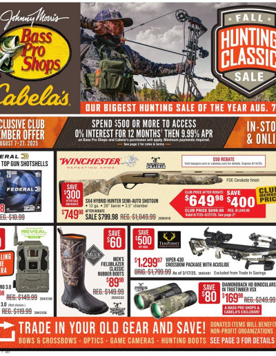 Cabela's ad catalog