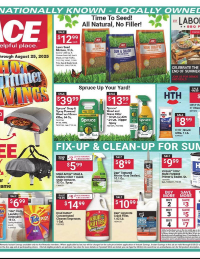 Ace Hardware ad catalog